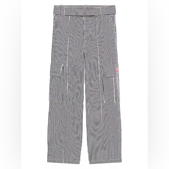 KENZO STRIPED ARMY STRAIGHT JEANS - Picture 2 of 11